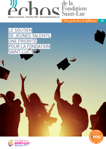 Le soutien de jeunes talents, une priorité pour la Fondation Saint-Luc!