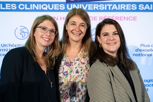 Pr Sophie Symann, Alice Facquet et Estelle Hernandez